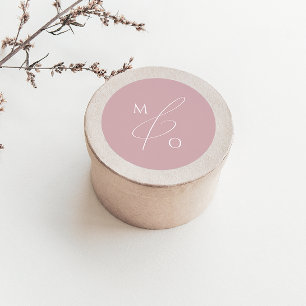 Guión caprichoso Rosa de Sello para sobres de mo