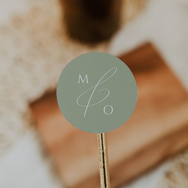 Guión caprichoso | Sello para sobres de monograma  (Subido por el creador)