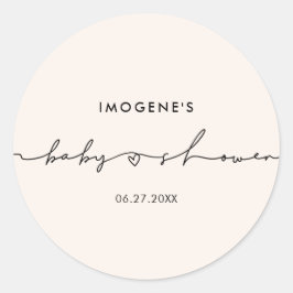 Guión caprichoso y caprichoso sello para sobres de