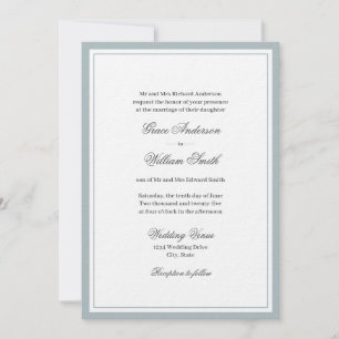 Guión clásico elegante - Invitación a la boda de n