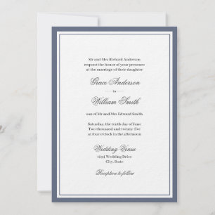 Guión clásico elegante - Invitación a la boda de n