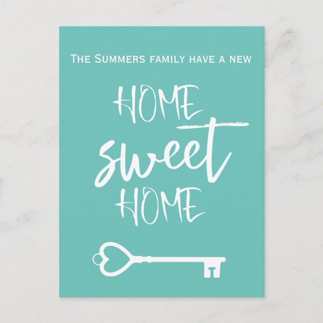 Guión de anuncio de Llave de Hogar Dulce Hogar (Anverso)