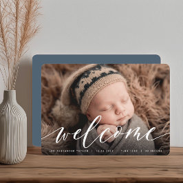 Guión de bienvenida | Anuncio de nacimiento de la