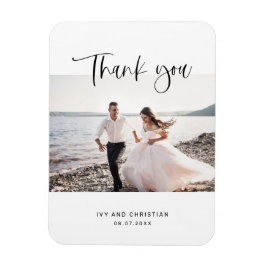 Guion de boda Imán de agradecimiento Foto