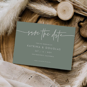 Guión De bonito Guardar La Invitación Boda De Fech
