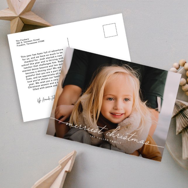 Guión de caligrafía Tres fotos Feliz Navidad (Subido por el creador)