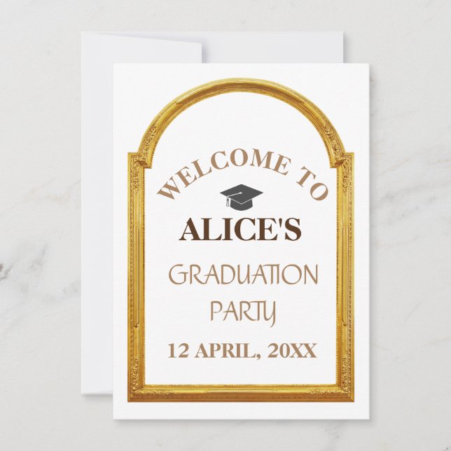 Guión de celebración de graduación de secundaria s (Anverso)