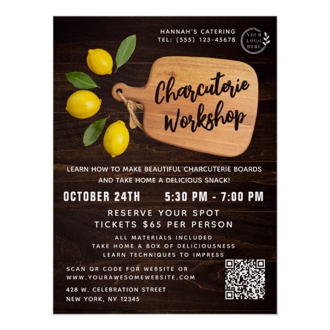 Guión de cocción de cítricos de tabla de corte de  (Anverso)