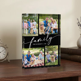 Guión de Collage de Fotos de Familia Moderna Recue