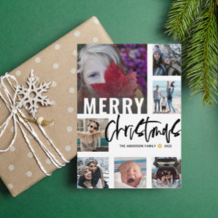 Guión de Collage de fotos de Feliz Navidad 7