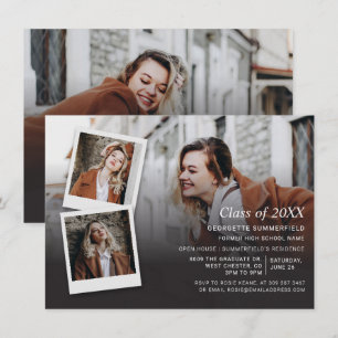 Guión de Collage de fotos de invitación de grupo d