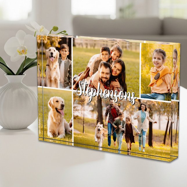 Guión de Collage de fotos de nombre de familia 5 (Subido por el creador)