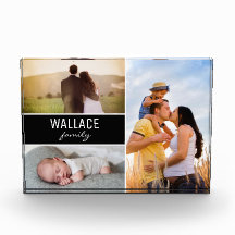 Guión de familia de Collage de fotos de personaliz