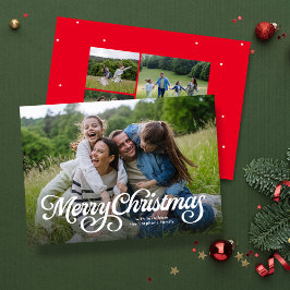 Guión de Feliz Navidad para cuatro fotos