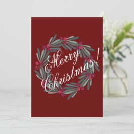 Guión de Feliz Navidad Simple Encantador Festivo