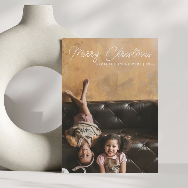 Guión de Feliz Navidad Superposición Foto Vertical (Subido por el creador)