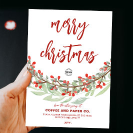 Guión de flores Guión de flores Feliz Navidad