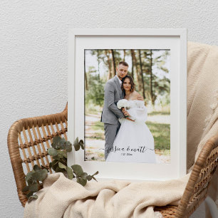 Guión de foto de boda Regalo de aniversario de bod