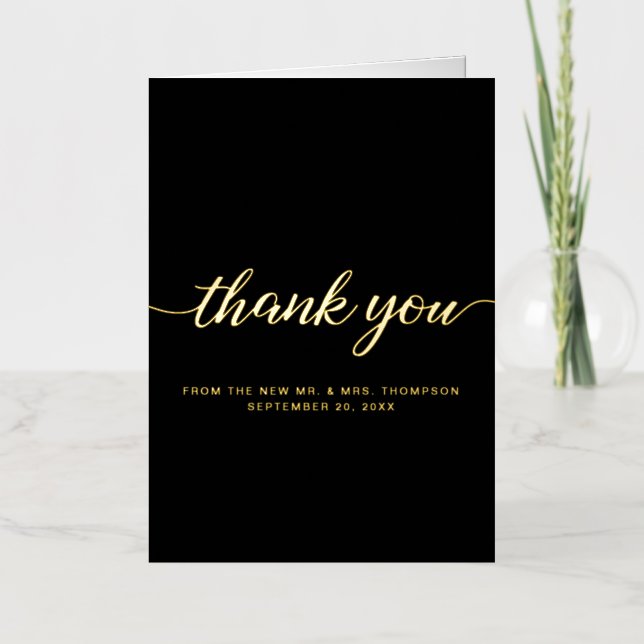 Guión de foto de matrimonio personalizado elegante (Anverso)
