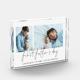 Guión de fotos del primer Día del Padre 2