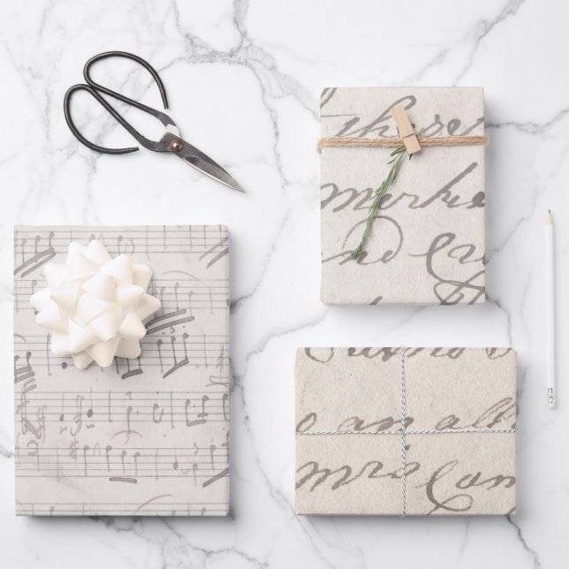 Guión de hoja musical de antiguos Navidades victor (Anverso)