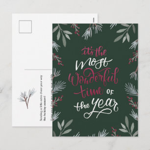 Guión de la época más maravillosa Tarjeta postal d