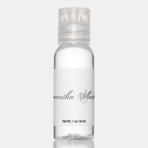 Guión de monograma personalizado de texto sencillo