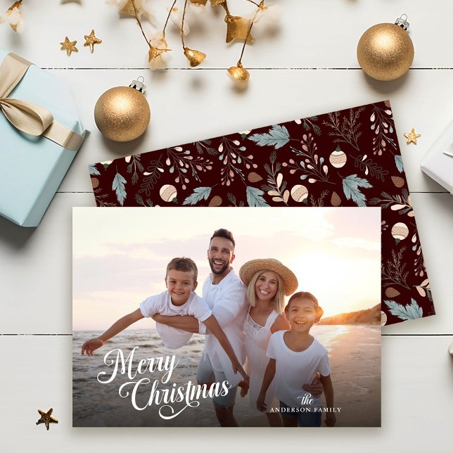 Guión de Navidad Foto Completa Boho Verdor (Subido por el creador)