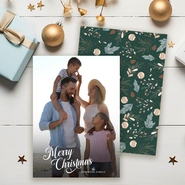 Guión de Navidad Foto Completa Boho Verdor (Subido por el creador)