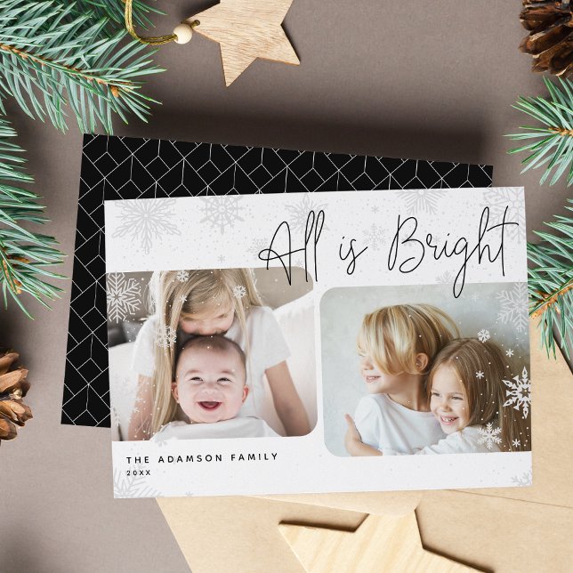 Guión de nieve | 2 Foto Todo es tarjeta de vacacio (Subido por el creador)