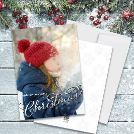 Guión de pincel Fotos de Navidad de Feliz