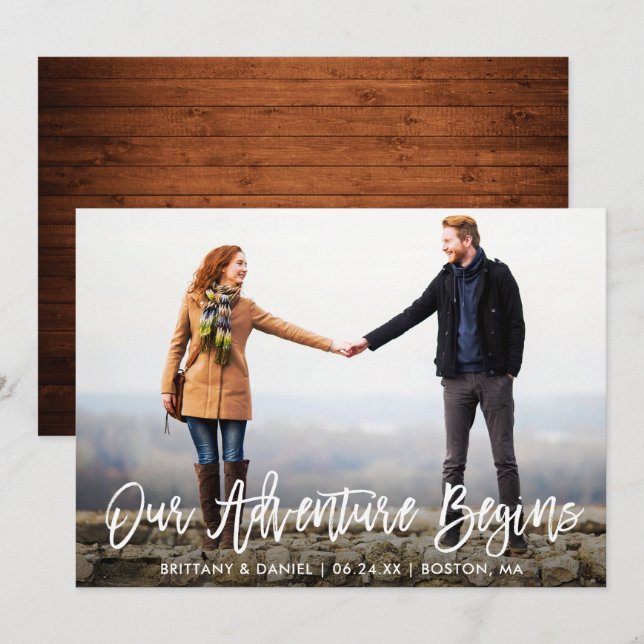 Guión De Pincel Guardar La Tarjeta De Madera De Av (Anverso / Reverso)