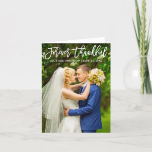 Guión de pincel Moderno para siempre Nota del Boda