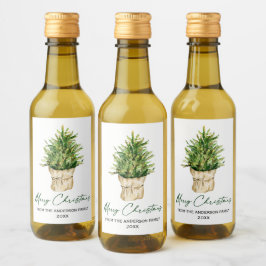 Guión de tinta de caligrafía de árbol de acuarela