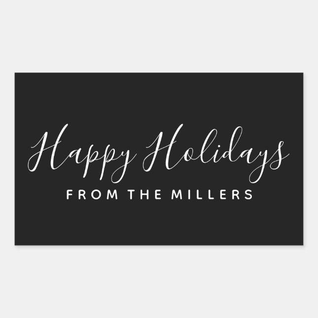 Guión del Pegatina de vacaciones feliz personaliza (Anverso)