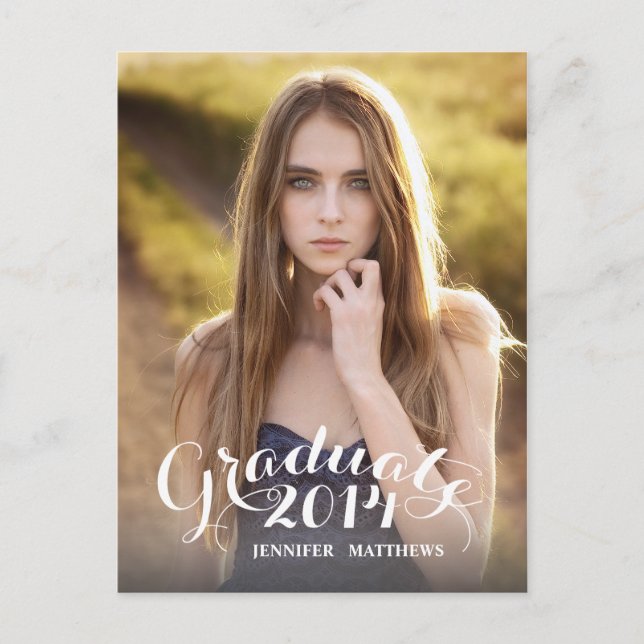 Guión dulce | Invitación a la fiesta de graduación (Anverso)