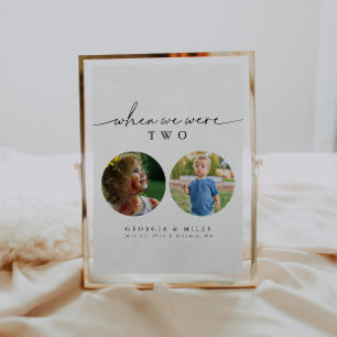 Guión elegante cuando éramos número de tabla de fo