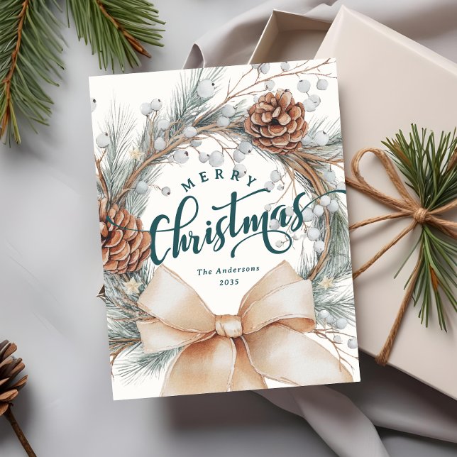 Guión elegante de Navidad Botánica Corona  (Subido por el creador)