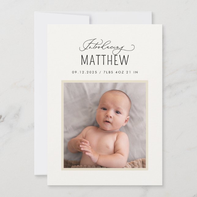 Guión encantador presentando Invitación de fotos d (Anverso)