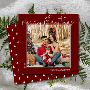Guión Feliz Navidad Mínimo 1 Foto Plaza Roja