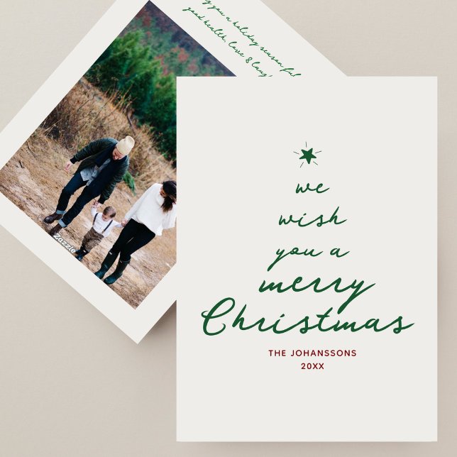 Guión manuscrito Árbol de Navidad moderno foto (Subido por el creador)