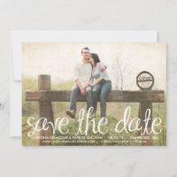 Guión manuscrito corto Guardar anuncio de fecha