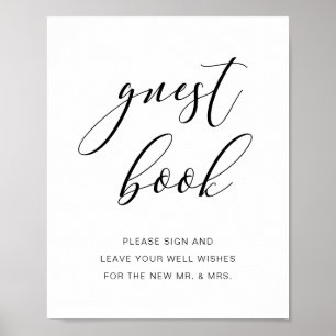 Guión manuscrito del libro de visitas de Bodas rus