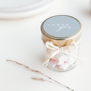 Guión Minimalista azul claro Gracias Pegatinas