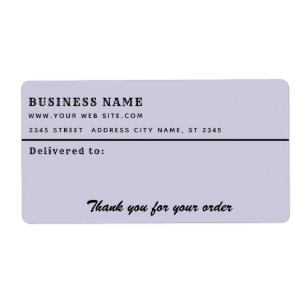 Guión minimalista: gracias etiqueta de correo come