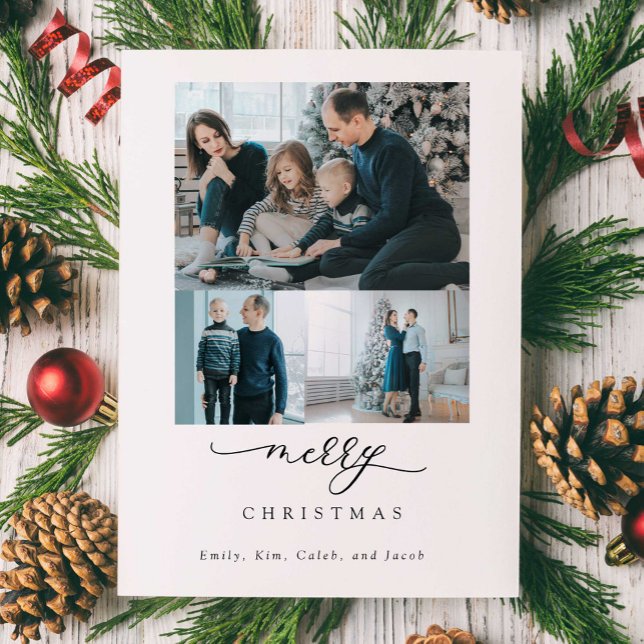 Guión mínimo moderno 3 foto Feliz Navidad (Subido por el creador)