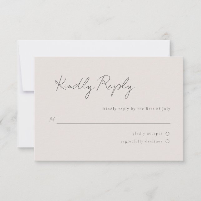 Guión Mínimo Rsvp (Anverso)