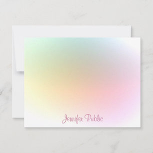 Guión moderno de caligrafía de plantilla colorida 