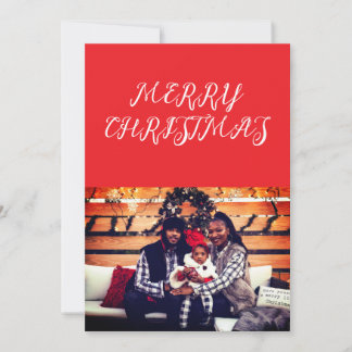 Guión moderno de Navidad alegre Foto