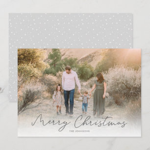 Guión moderno Feliz Navidad Gran Foto